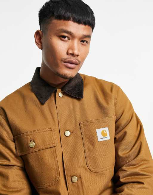 Carhartt WIP michigan jacket in brown