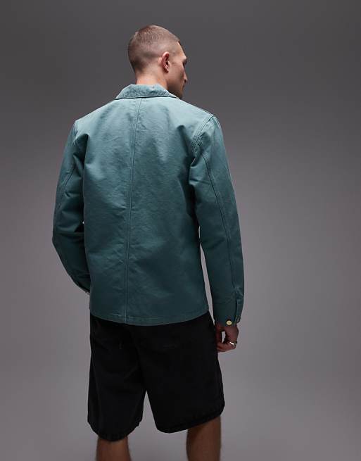 Carhartt WIP Michigan jacket in washed green | ASOS Carhartt WIP Michigan jacket in washed green | ASOS
