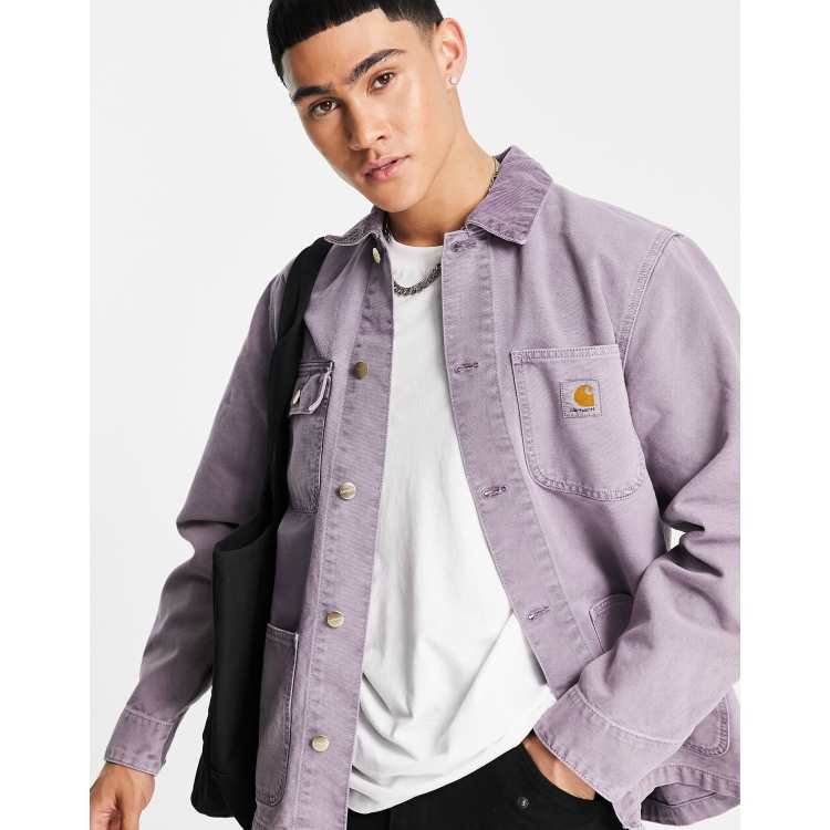 Carhartt WIP Michigan jacket in washed purple