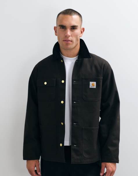 Carhartt WIP Michigan jas in donkerbruin - view 1