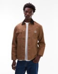[Carhartt WIP] Carhartt WIP Michigan lightweight coat in tan-Neutral S TAN