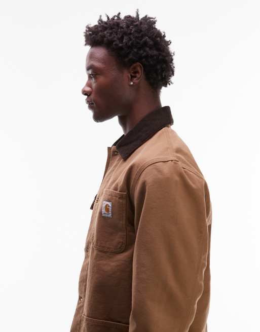 Carhartt WIP michigan lightweight coat in tan