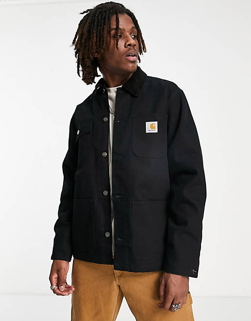 Carhartt WIP michigan lined jacket in black | ASOS
