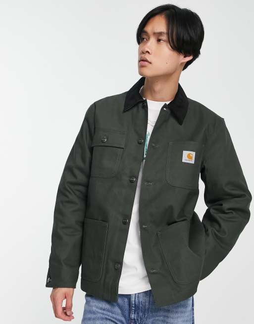 Carhartt WIP michigan lined jacket in green | ASOS