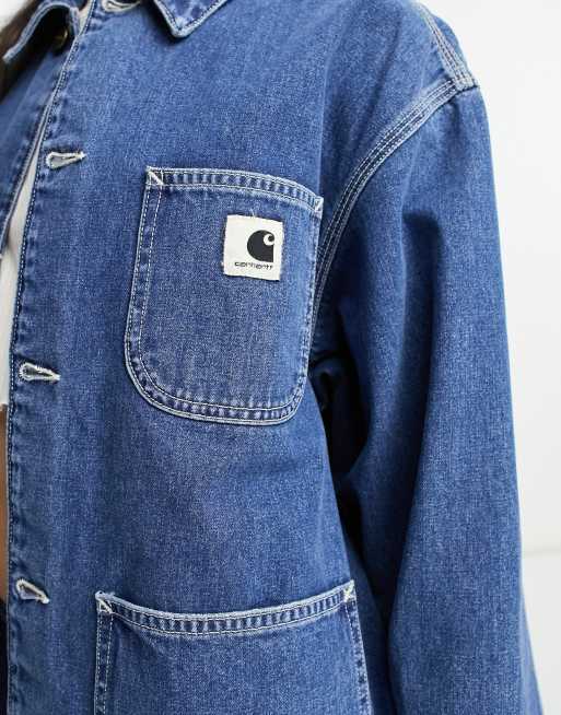 Carhartt WIP michigan OG denim jacket in blue wash | ASOS