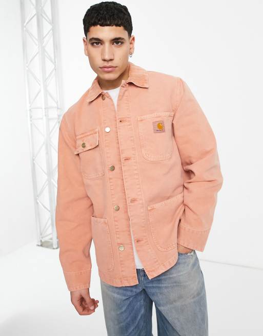 Carhartt WIP – Michigan – Płaszcz w spranym pomarańczowym kolorze