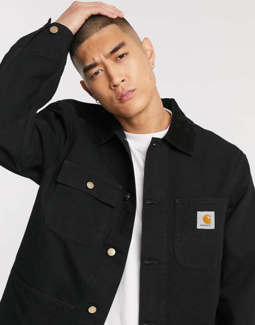 Carhartt WIP Michigan summer coat in black