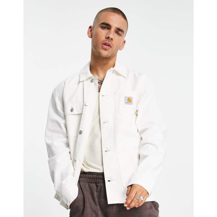 Carhartt WIP michigan summer jacket in off white | ASOS