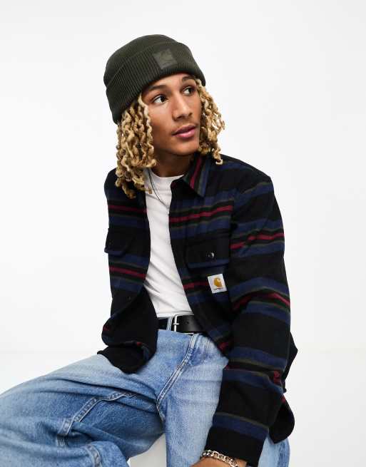 Carhartt WIP milo beanie in khaki ASOS