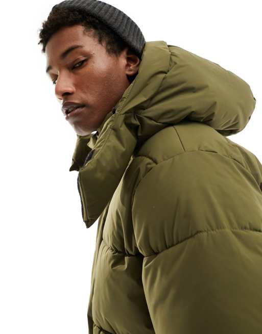 Carhartt WIP – Milter – Zielona długa kurtka ocieplana, 4 z 4