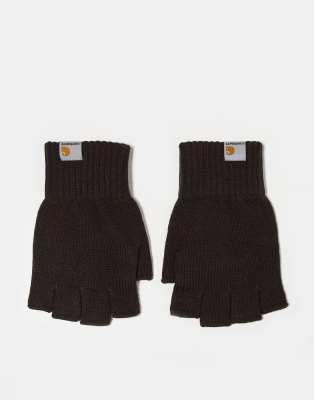 Carhartt WIP Carhartt WIP mitten gloves in dark brown