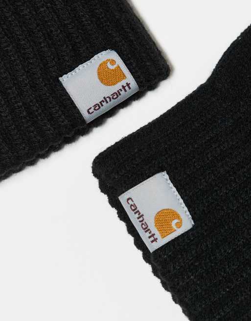 Carhartt WIP mittens in black ASOS