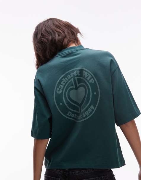 Carhartt WIP - Modality - Grøn oversized T-shirt - view 1