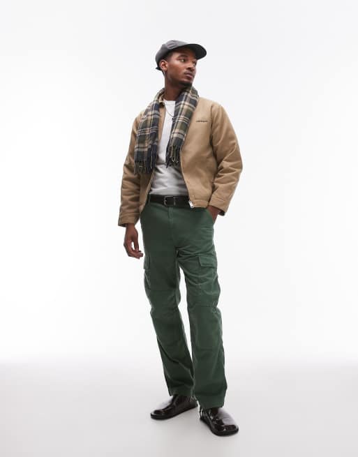 Carhartt WIP – Module – Jacke in Beige mit Reißverschluss und Schriftzug, 2 von 4