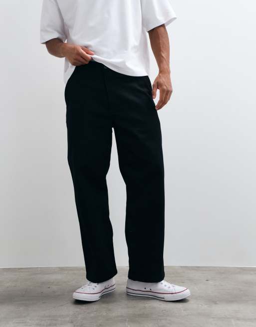 Carhartt WIP - Module - Pantaloni affusolati comodi neri, 2 di 5