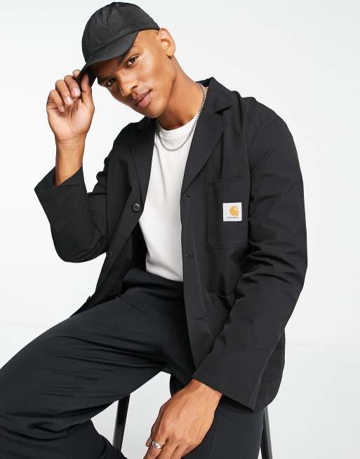 Carhartt WIP montana casual suit blazer in black