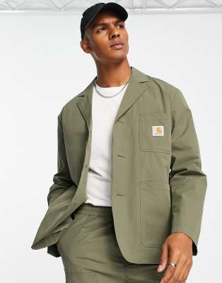 Carhartt WIP montana casual suit blazer in khaki