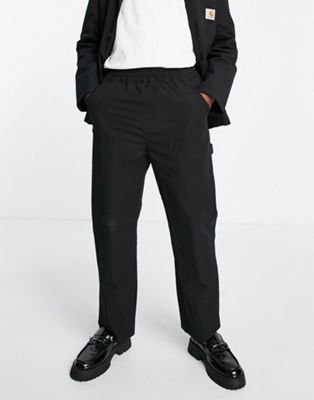 Carhartt WIP montana casual suit trousers in black