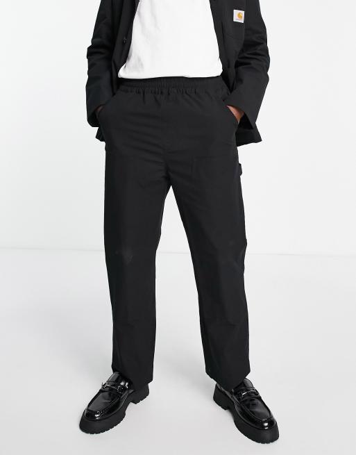 Carhartt WIP – Montana – Legere Anzughose in Schwarz