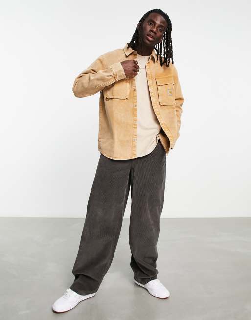Carhartt WIP – Monterey – Hemdjacke aus Denim in Braun