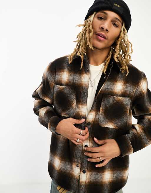 Carhartt WIP - Moreau - Doorgestikt overhemd in bruin