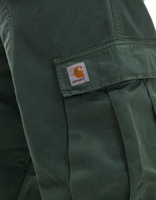 Carhartt WIP – Morgaga – Gröna cargobyxor i regular fit, 4 av 5