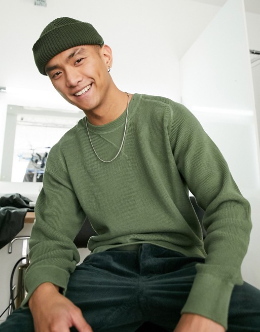 Carhartt WIP moross sweatshirt in dollar green