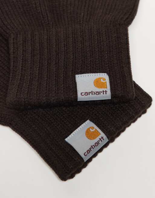 Carhartt WIP - Mørkebrune vanter, 3 af 3
