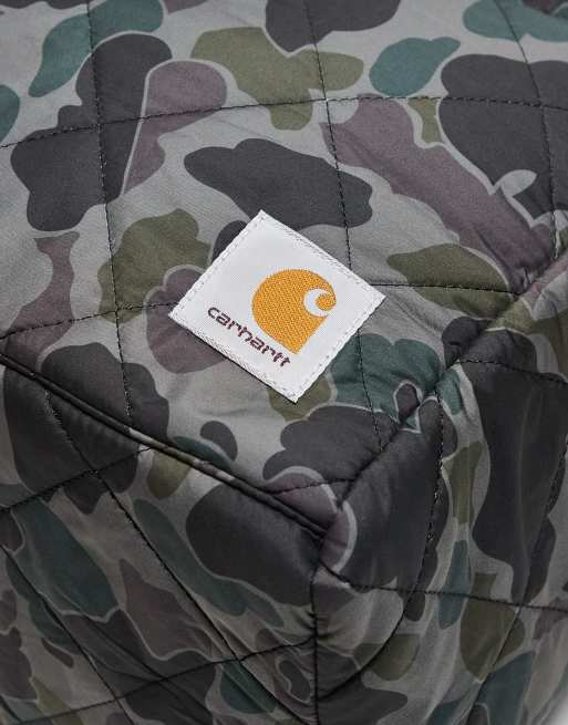 Carhartt WIP - Myton - Borsa shopper da viaggio grigia mimetica, 2 di 3