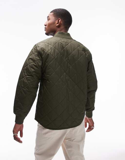 Carhartt WIP - Myton - Giacca trapuntata verde con fodera, 2 di 4