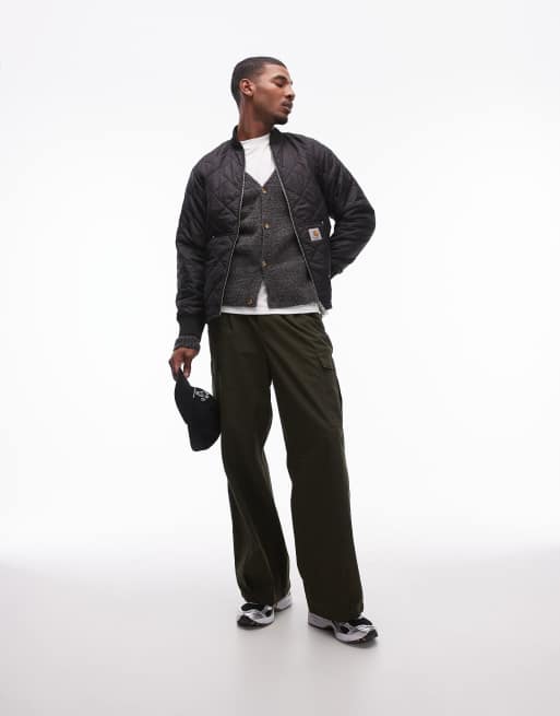 Carhartt WIP – Myton – Pikowana czarna kurtka, 2 z 4