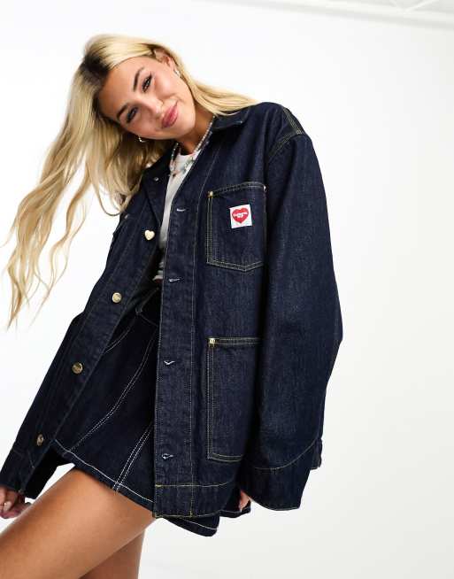 Carhartt denim jacket outlet womens