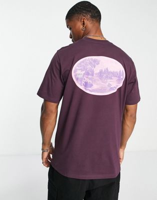 Carhartt WIP natural surveillance t-shirt in purple | ASOS