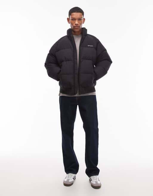 Carhartt WIP - Nebraska - Sort og vandafvisende dynejakke, 2 af 5
