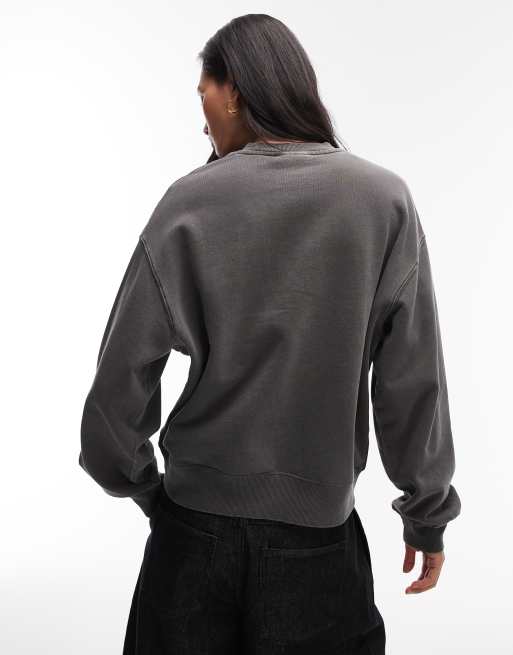 Carhartt WIP – Nelson – Bluza w spranym czarnym kolorze, 3 z 4
