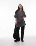 [Carhartt WIP] Carhartt WIP Nelson grand oversized t-shirt in grey S Grey