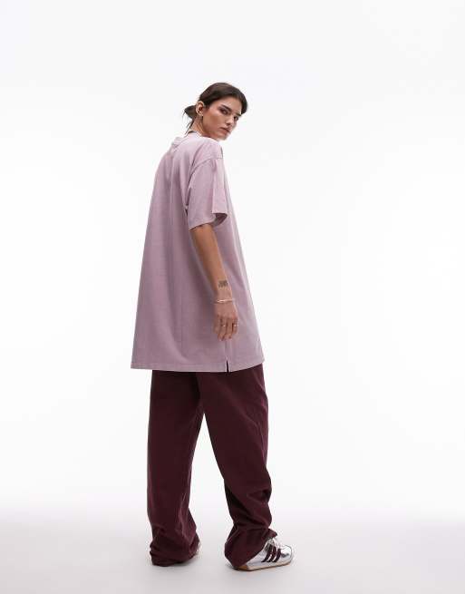 Carhartt WIP Nelson grand t-shirt in pink , 2 of 4
