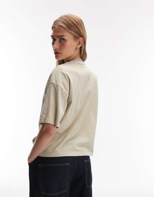 Carhartt WIP – Nelson – Kamiennobeżowy T-shirt, 3 z 4