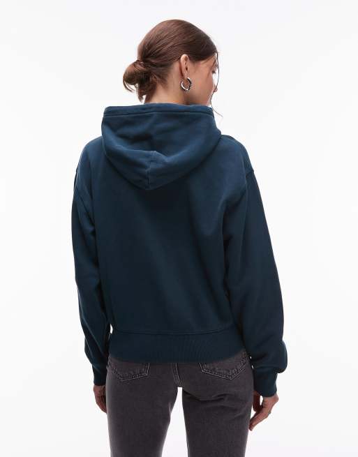 Carhartt WIP – Nelson – Kapuzenpullover in verwaschenem Dunkelgrün mit durchgehendem Reißverschluss, 4 von 4
