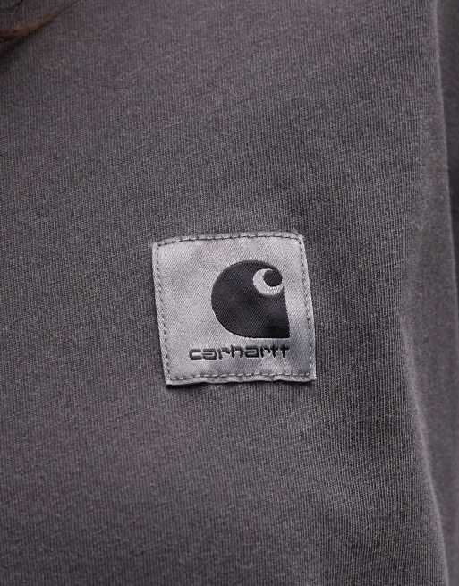 Carhartt WIP Nelson Langarm-T-Shirt in Schwarz, 4 von 4