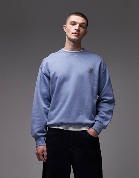 Carhartt WIP - Nelson - Lyseblå sweatshirt - view 1