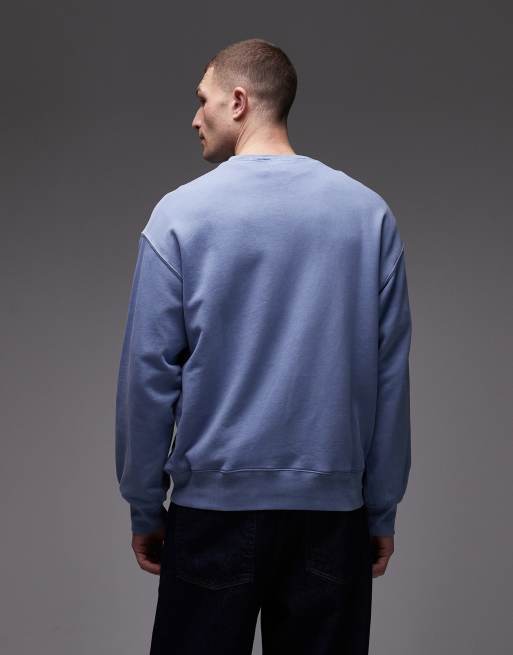 Carhartt WIP - Nelson - Lyseblå sweatshirt, 3 af 5