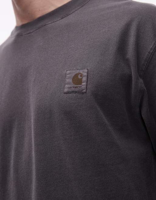 Carhartt WIP - Nelson - Maglietta a maniche lunghe nero slavato, 5 di 5
