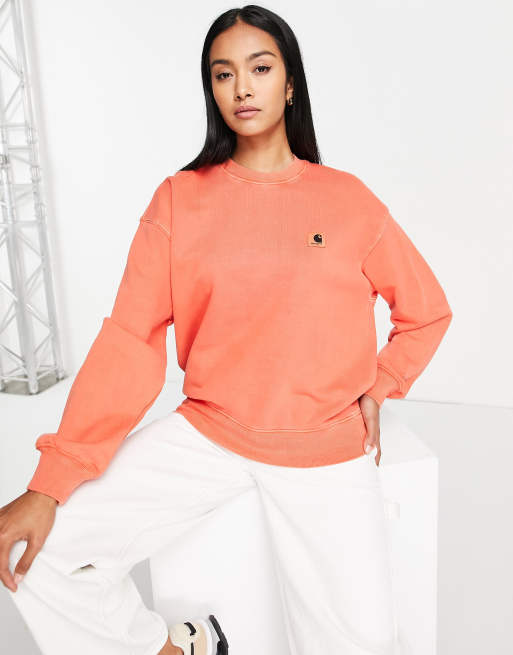 Coral oversized sweatshirt best sale