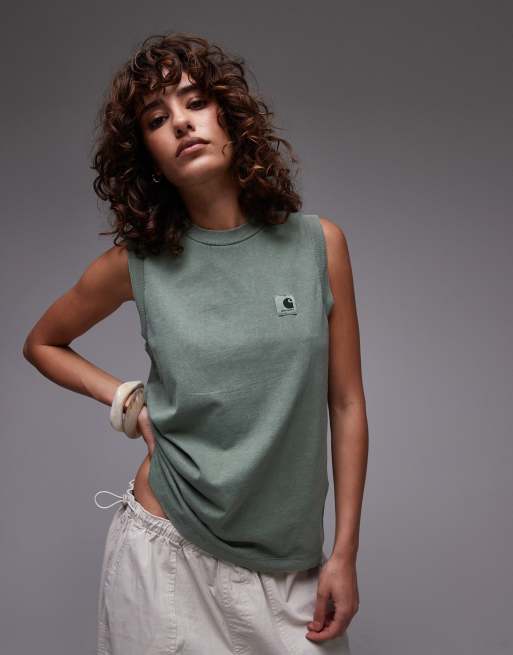 Carhartt WIP Nelson singlet in green