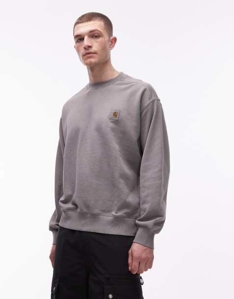 Carhartt WIP - Nelson - Sweatshirt in lichtgrijs - view 1