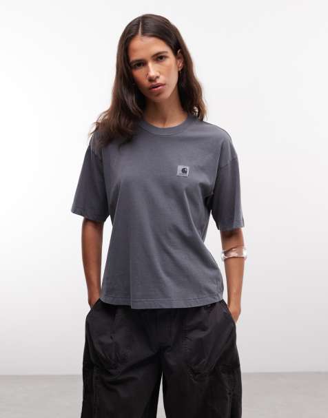 Carhartt WIP - Nelson - T-shirt grigia - view 1
