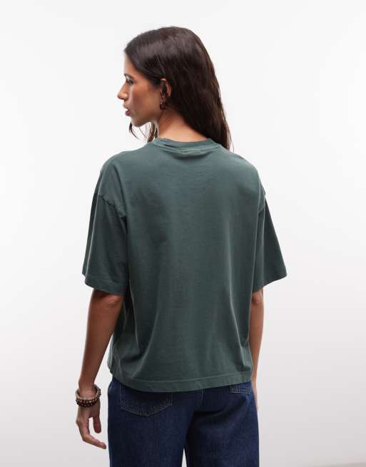 Carhartt WIP Nelson T-shirt i mørkegrøn, 4 af 4