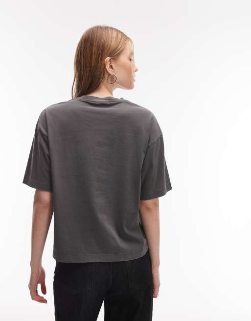 Carhartt WIP nelson t-shirt in washed black, 3 of 4