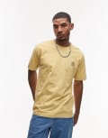 [Carhartt WIP] Carhartt WIP Nelson t-shirt in yellow M Yellow
